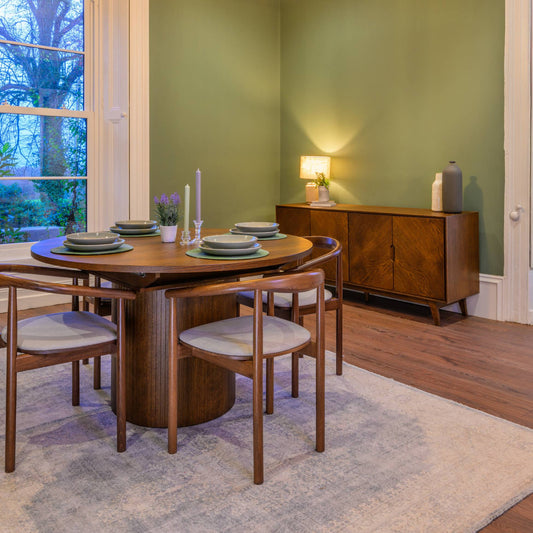 Luna 1300 Round Extending Table