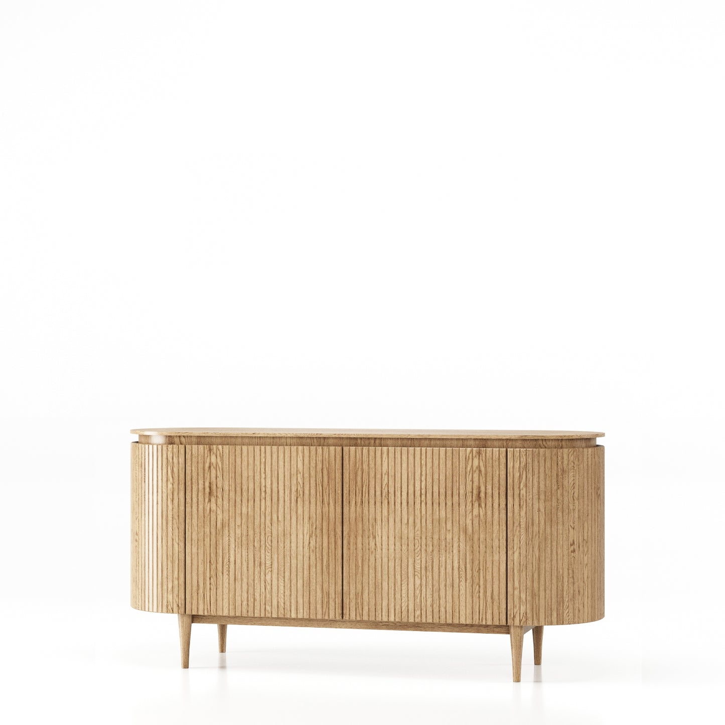 Mil 4 Door Sideboard-Natural