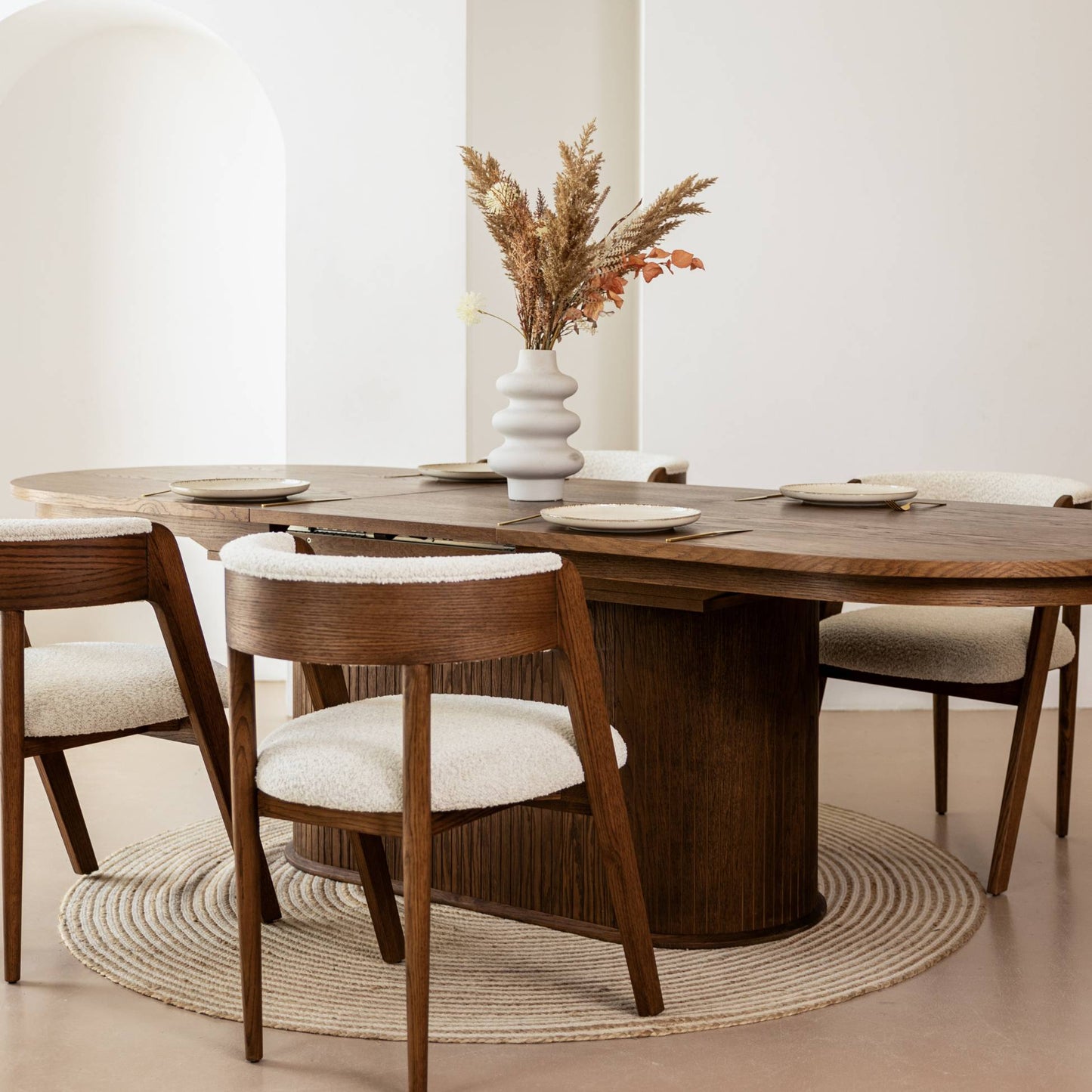 Ivy 2100 Oval Extending Dining Table