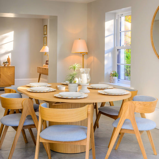 Luna 1300 Round Extending Table