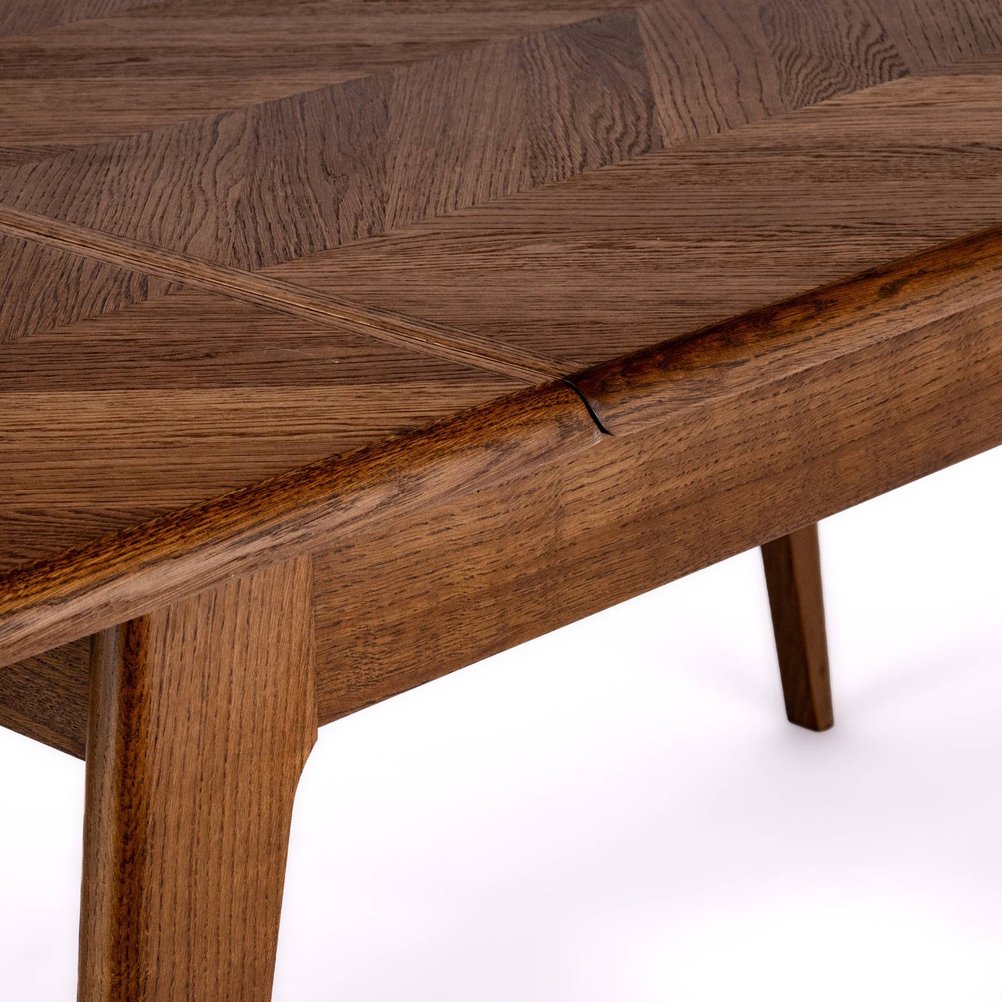 Warren 1500 Extending Table with French Herringbone